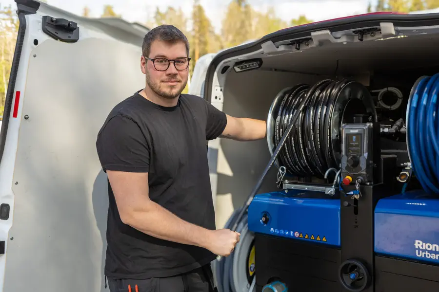 Spolbil redo för akut utryckning