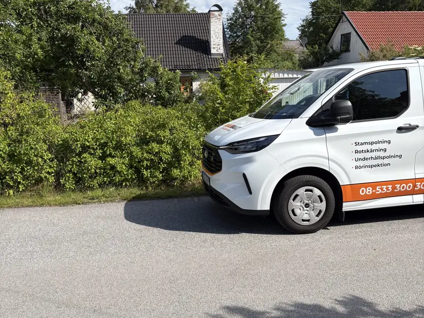 Kamerainspektion av avloppsrör